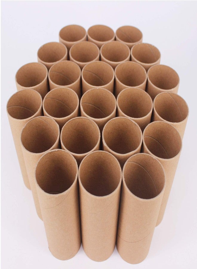 suituts 40 Pack 1.6X3.9 Inch Cardboard Tubes Bulk Craft Rolls, Thick Paper Roll Tubes for Craft DIY Art, Comes with 100 Sheets Colorful Paper and 80 Pieces Wiggle Eyes (Brown) - Image 4